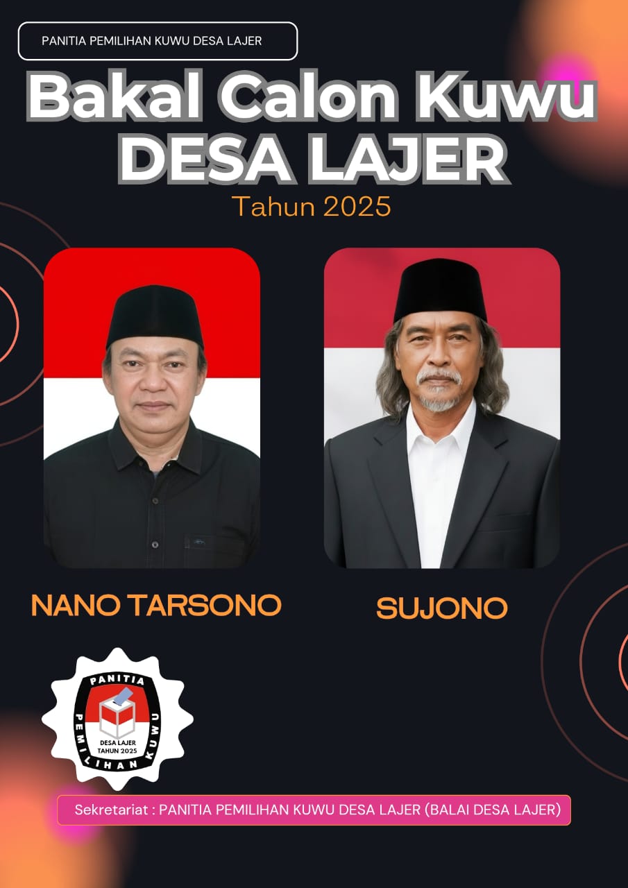 Calon Kuwu desa Lajer Tahun 2025